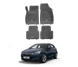 Koberce gumové se zvýšeným okrajem Opel Astra K 2015 -