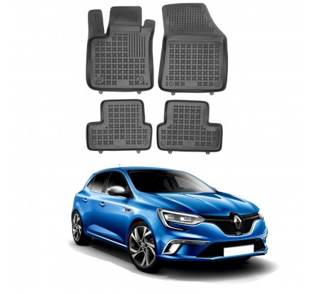 Koberce gumové se zvýšeným okrajem Renault MEGANE 2015-