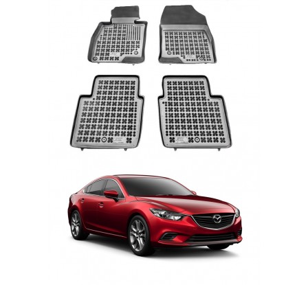 Koberce gumové se zvýšeným okrajem Mazda 6 sedan 2012-