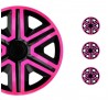 Poklice na auto 14" Action - Duocolor ružovo - černé
