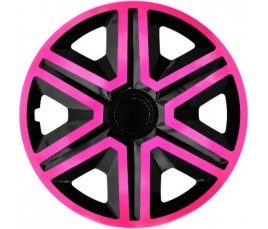 Poklice na auto 16" Action Duocolor ružovo - černé