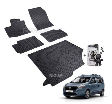Koberce a vana do kufru + vůně do auta ZDARMA Dacia Dokker 2012 -