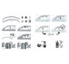 Ofuky přední + zadní - protiprůvanové plexi kompatibilní pro Audi Q2 2016 →