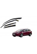 Ofuky přední + zadní - protiprůvanové plexi kompatibilní pro Ford Focus 5D combi 2011  →