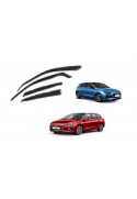 Ofuky přední + zadní - protiprůvanové plexi kompatibilní pro Hyundai i30 5D HTB/CW2017   →