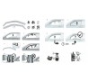 Deflektory přední - protiprůvanové plexi kompatibilní pro Mitsubishi Lancer 5D 1992 - 1995