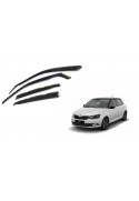 Ofuky přední + zadní - protiprůvanové plexi kompatibilní pro Škoda Fabia HTB III 5D 2014  →