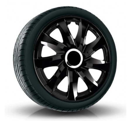 Poklice kompatibilní na auto Chevrolet 14" DRIFT Černé 4ks