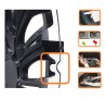 Poklice kompatibilní na auto Mazda 14" DRIFT Černé 4ks
