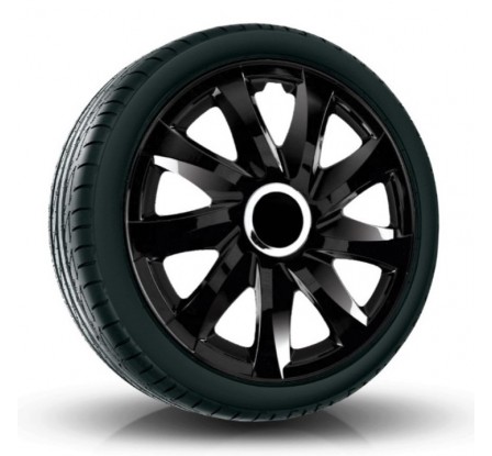 Poklice kompatibilní na auto Suzuki 14" DRIFT Černé 4ks