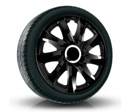 Poklice kompatibilní na auto Citroen 15" DRIFT Černé 4ks