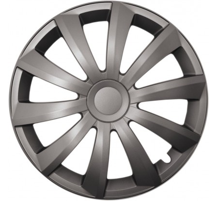 Poklice kompatibilní na auto Volkswagen 14" GRAL grafitové 4ks