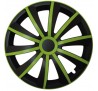 Poklice kompatibilní na auto Skoda 16" GRAL zeleno - černé 4ks