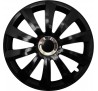 Poklice kompatibilní na auto Fiat 14" GRAL Chrome černé 4ks