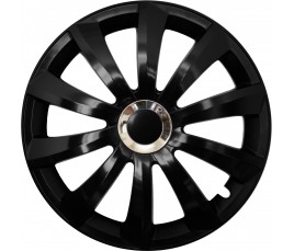Poklice kompatibilní na auto Subaru 14" GRAL Chrome černé 4ks