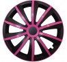 Poklice kompatibilní na auto Volkswagen 14" GRAL ružovo - černé 4ks