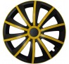 Poklice kompatibilní na auto Fiat 16" GRAL žlto - černé 4ks