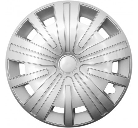 Poklice kompatibilní na auto Skoda 14" SPINEL silver 4ks