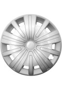 Poklice kompatibilní na auto Skoda 14" SPINEL silver 4ks