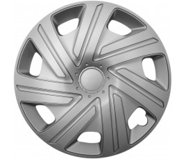 Poklice kompatibilní na auto Audi 15" CYRKON silver 4ks
