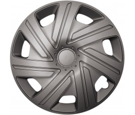 Poklice kompatibilní na auto Mitsubishi 15" CYRKON grafitové 4ks