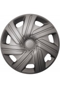Poklice kompatibilní na auto Suzuki 15" CYRKON grafitové 4ks