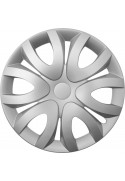 Poklice kompatibilní na auto Citroen 14" MIKA silver 4ks