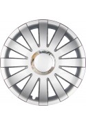 Poklice kompatibilní na auto Peugeot 15" ONYX silver 4ks