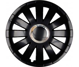 Poklice kompatibilní na auto Audi 15" ONYX černé 4ks