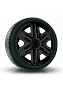 Poklice kompatibilní na auto Peugeot 14" Action Černé 4ks