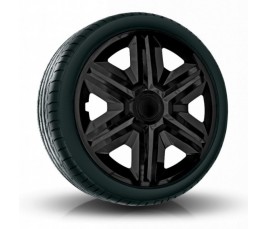 Poklice kompatibilní na auto Volkswagen 16" Action Černé 4ks