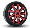 Poklice kompatibilní na auto Alfa Romeo 16" DRACO Červeno-černé 4 ks