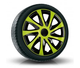 Poklice kompatibilní na auto Opel 14" DRACO Zelené 4 ks