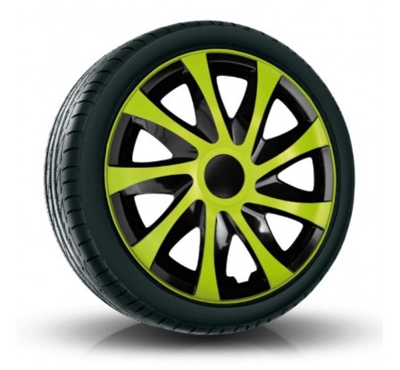 Poklice kompatibilní na auto Alfa Romeo 15" DRACO Zelené 4 ks