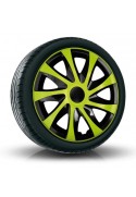 Poklice kompatibilní na auto Hyundai 15" DRACO Zelené 4 ks
