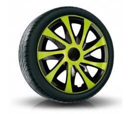 Poklice kompatibilní na auto Subaru 15" DRACO Zelené 4 ks