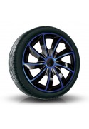 Poklice kompatibilní na auto Skoda 17" QUAD Modré 4ks