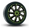 Poklice kompatibilní na auto BMW 16" QUAD Zelené 4ks