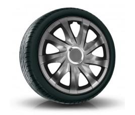 Poklice kompatibilní na auto Subaru 15" DRIFT Grafitové 4ks