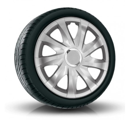 Poklice kompatibilní na auto Peugeot 14" DRIFT Sivé 4ks