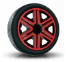 Poklice kompatibilní na auto Volkswagen 14" Action Červeno - Černé 4ks