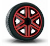 Poklice kompatibilní na auto Honda 17" Action Červeno - Černé 4ks