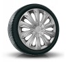 Poklice kompatibilní na auto Peugeot 14" STRONG Silver 4 ks