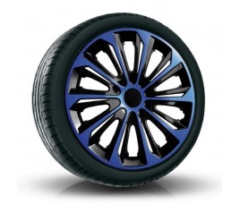 Poklice kompatibilní na auto Fiat 14" STRONG duocolor modré 4 ks