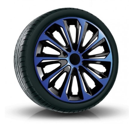 Poklice kompatibilní na auto Honda 14" STRONG duocolor modré 4 ks
