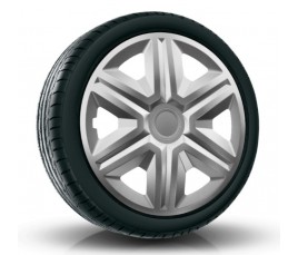 Poklice kompatibilní na auto Dacia 16" Action Sivé 4ks