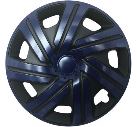 Poklice kompatibilní na auto Dacia 14" CYRKON Modro-černé 4ks