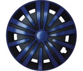 Poklice kompatibilní na auto Citroen 16" SPINEL Modro-černé 4ks