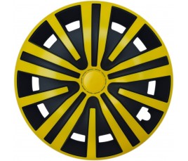Poklice kompatibilní na auto Citroen 16" SPINEL Žlto-černé 4ks