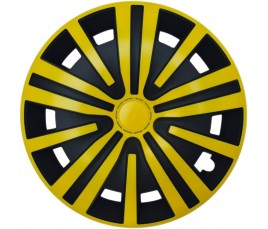 Poklice kompatibilní na auto Volkswagen 16" SPINEL Žlto-černé 4ks